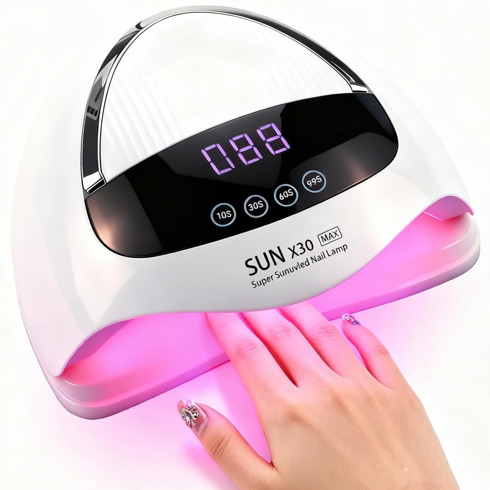 BEENLE front view of lamp showing roomy curing area and fast curing benefit