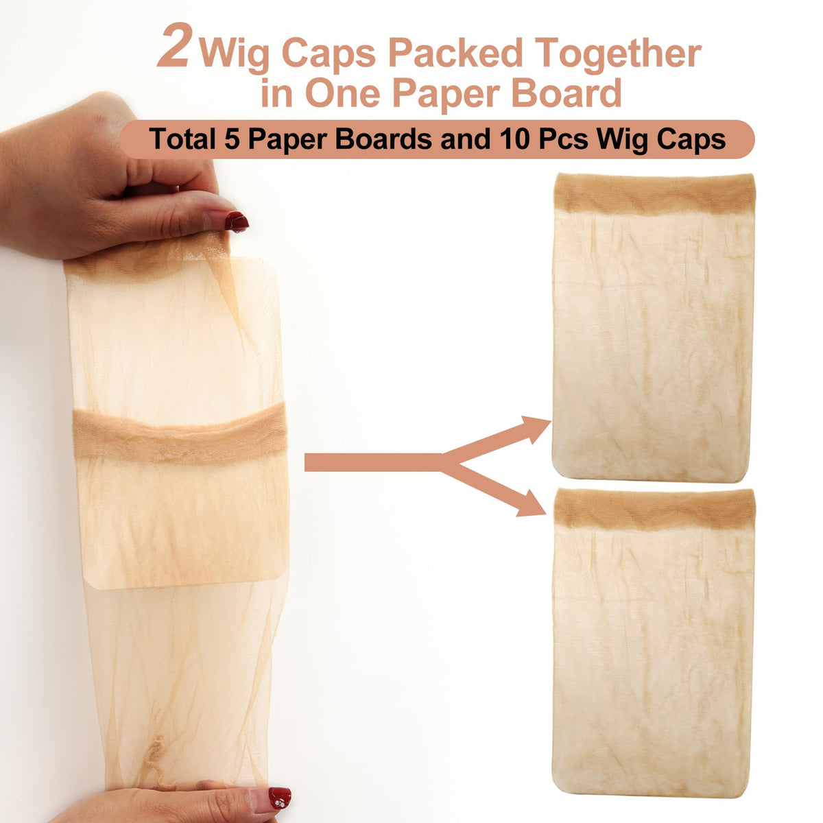BEEOS cap stretched to show elasticity and comfortable fit