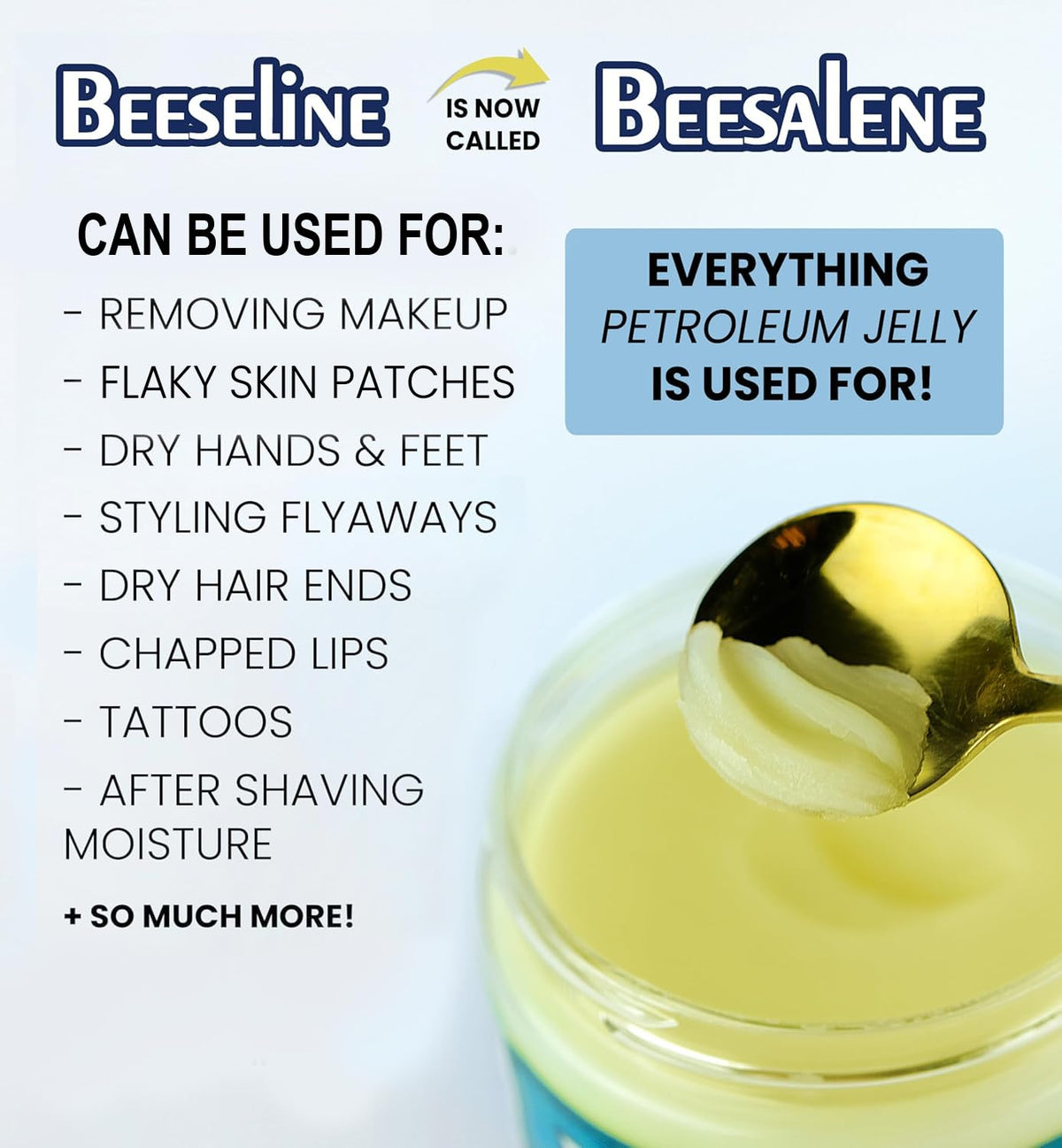 Beesaluxe Beesalene applied to lips demonstrating hydration and softening benefit