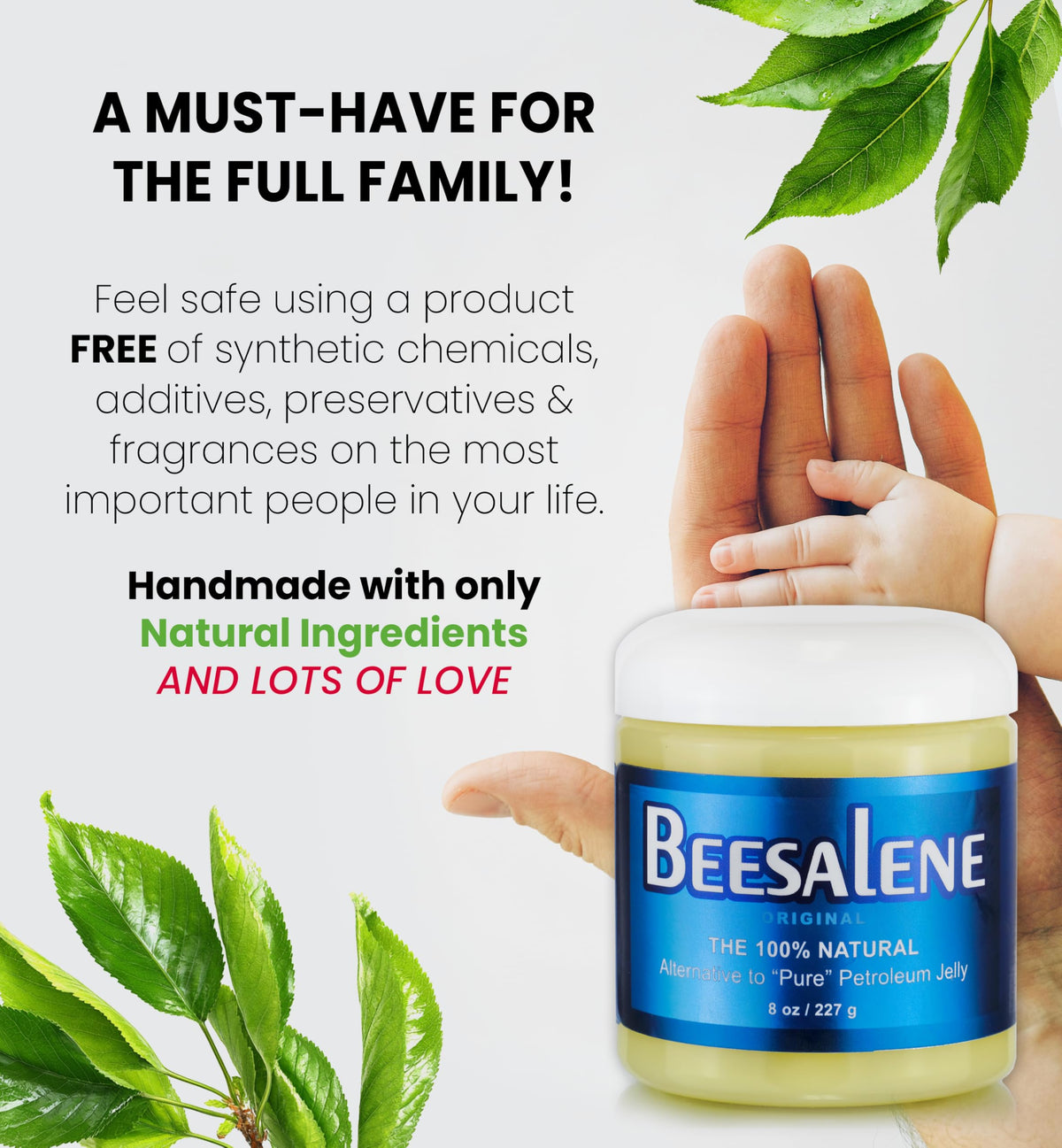 Beesaluxe Beesalene removing makeup from skin illustrating gentle cleansing benefit