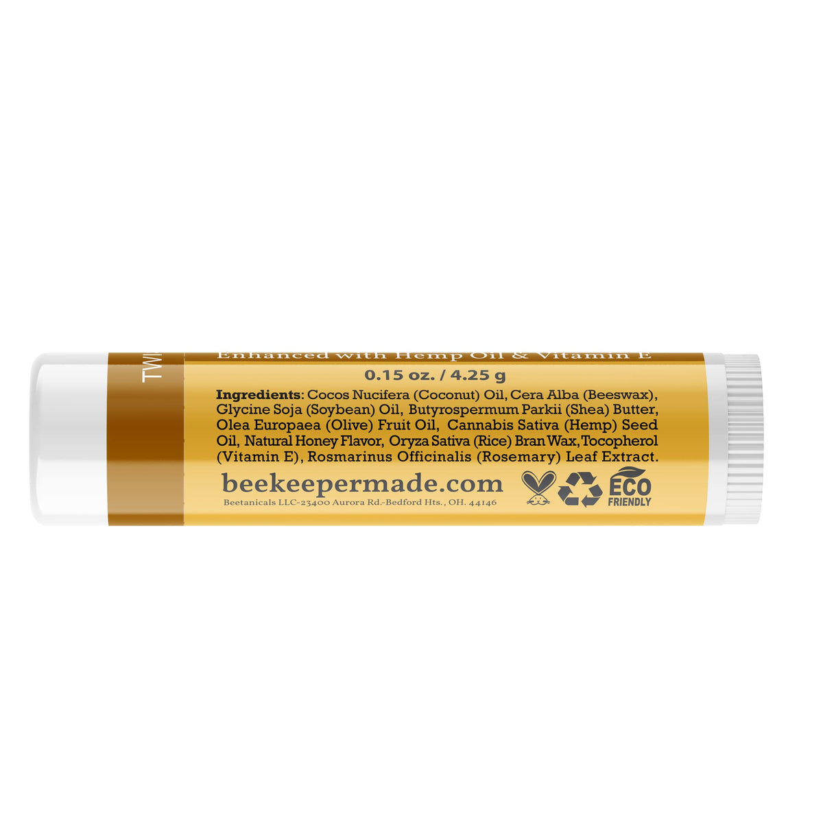 Beessential texture swipe on hand highlighting creamy beeswax blend