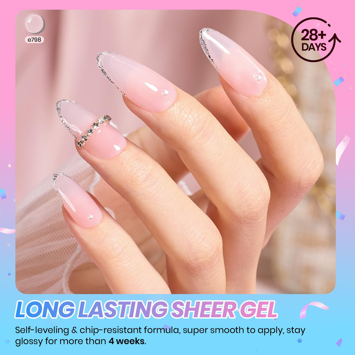 Beetles application on fingers mid-manicure, precise control benefit