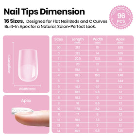 Beetles tools with tips showing glue and files for easy application