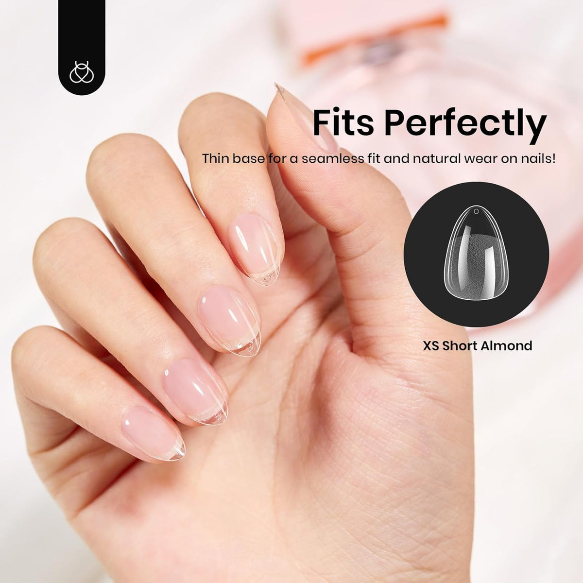 beetles applied on natural nails demonstrating strong hold and seamless finish