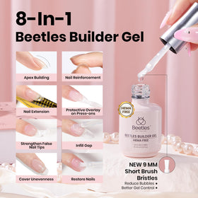 Beetles base coat label detail highlighting bonding benefit