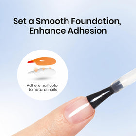 Beetles Gel Base Coat close-up texture highlighting clear, flexible finish