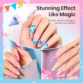 Beetles Blooming Gel texture close-up demonstrating smooth spreadable formula benefit