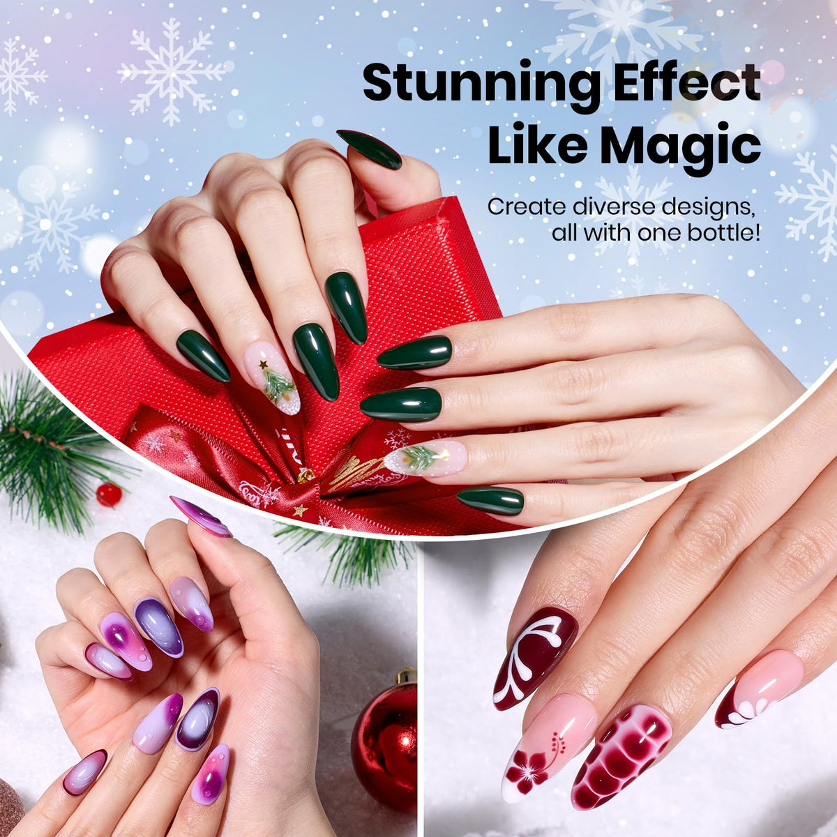 Beetles blooming gel texture drop highlighting spreadable formula for marble effects