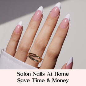 Beetles nails arranged by numbered sizes to show fit options and quick selection