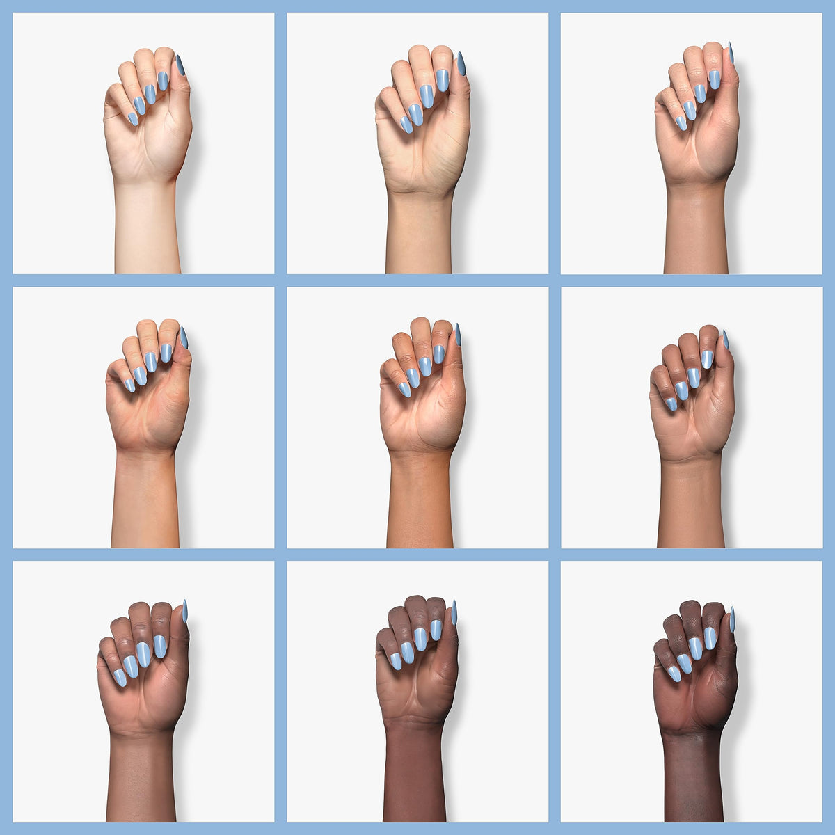 Beetles Gel Polish swatch on nails demonstrating glossy long-lasting finish