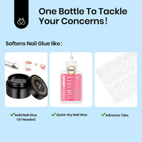 beetles gel polish open cap revealing fine brush for pinpoint adhesive removal