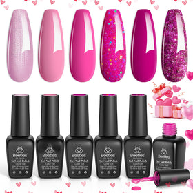 beetles Gel Polish bottles arranged on table styling suggested color combinations