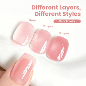 Beetles gel polish brush applying thin layer for even coverage and reduced streaking