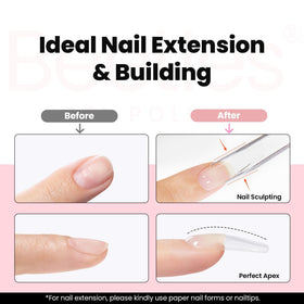 beetles builder gel kit contents displayed for easy salon setup