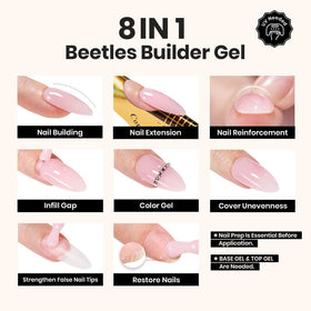 beetles builder gel cured smooth apex emphasizing strong, natural-looking arch