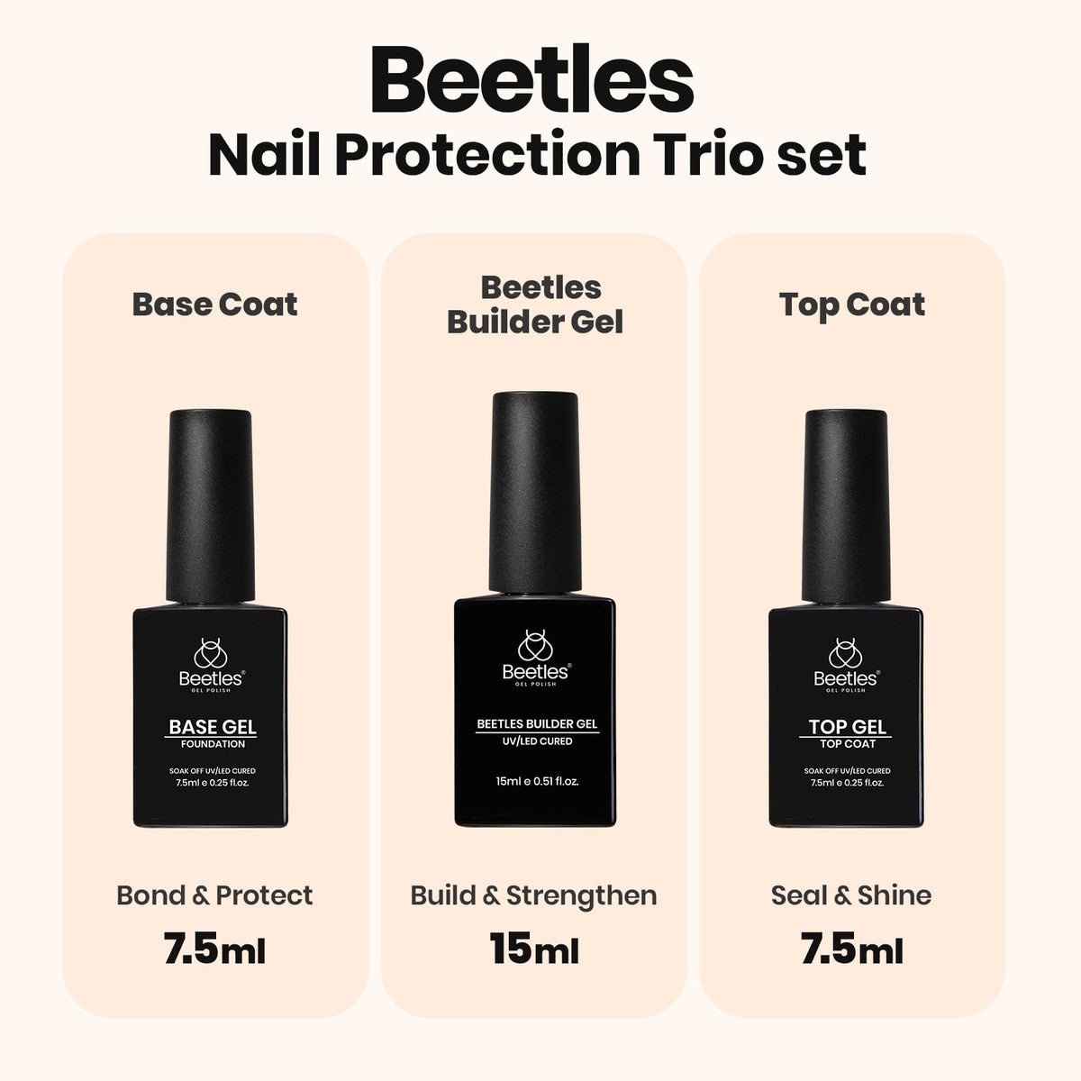 beetles builder gel close-up dispensed blob illustrating smooth self-leveling texture
