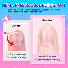 beetles Gel Polish nail art brush close-up for precise application benefit