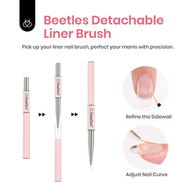 Beetles sculpted nail example showing strengthened shape