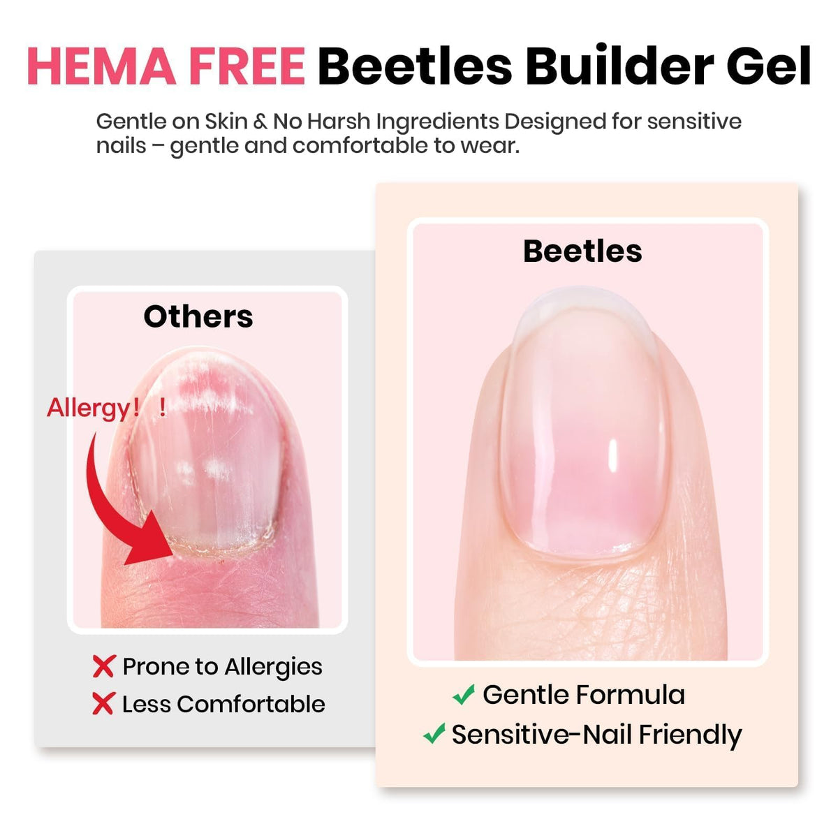 Beetles Gel Polish close-up of gel texture highlighting smooth self-leveling
