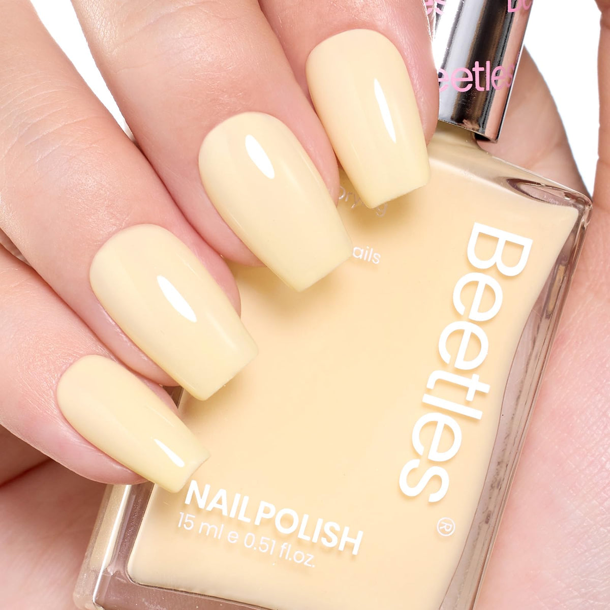 Beetles Butter Yellow paired with spring outfit showing color coordination and style boost