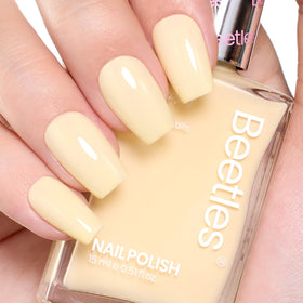 Beetles Butter Yellow paired with spring outfit showing color coordination and style boost