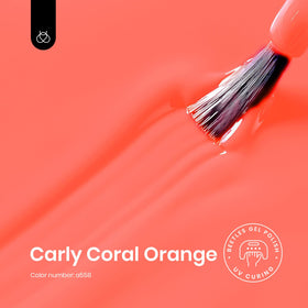 Beetles brush stroke of Carly Coral demonstrating smooth application and pigmentation