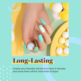 Beetles Gel Polish open bottle with brush showing application tip