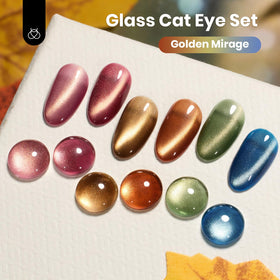 beetles cat eye effect on nail showing dramatic shimmer and professional finish