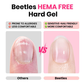 Beetles clear gel texture close-up highlighting smooth sculptable consistency