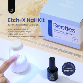 beetles close-up of half matte short square tip texture for natural finish