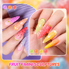 Beetles close-up swatches to show jelly texture and buildable coverage