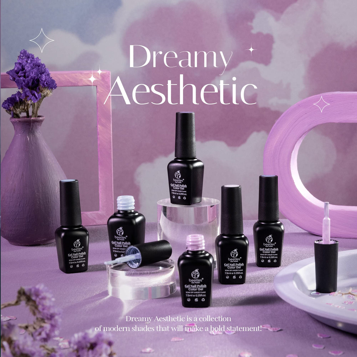 beetles brush close-up revealing smooth gel texture for even application
