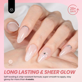 beetles Gel Polish close-up of jelly texture highlighting translucency and glossy finish