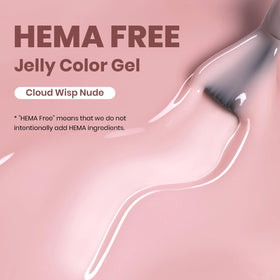Beetles brush stroke of Cloud Wisp demonstrating buildable sheer coverage benefit