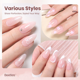 Beetles French overlay using Cloud Wisp showing soft smile and polished result