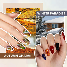 beetles color array fanned out displaying 55 shades for seasonal and trend mixes