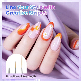 Beetles Gel Polish dotting tips array showing five sizes for precise dots and nail accents