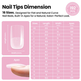beetles gel polish finished short square manicure demonstrating salon look