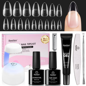 Beetles Gel Polish front packaging showing complete Flat‑X kit and benefits