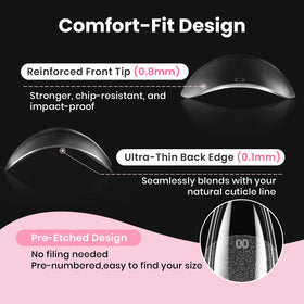 Beetles Gel Polish mini UV lamp curing a nail tip for quick set