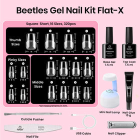 Beetles close-up of Flat-X tip curve for secure, lift-resistant fit