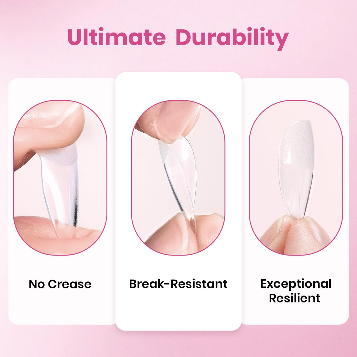 Beetles lifestyle image of short almond nails illustrating wearable salon finish
