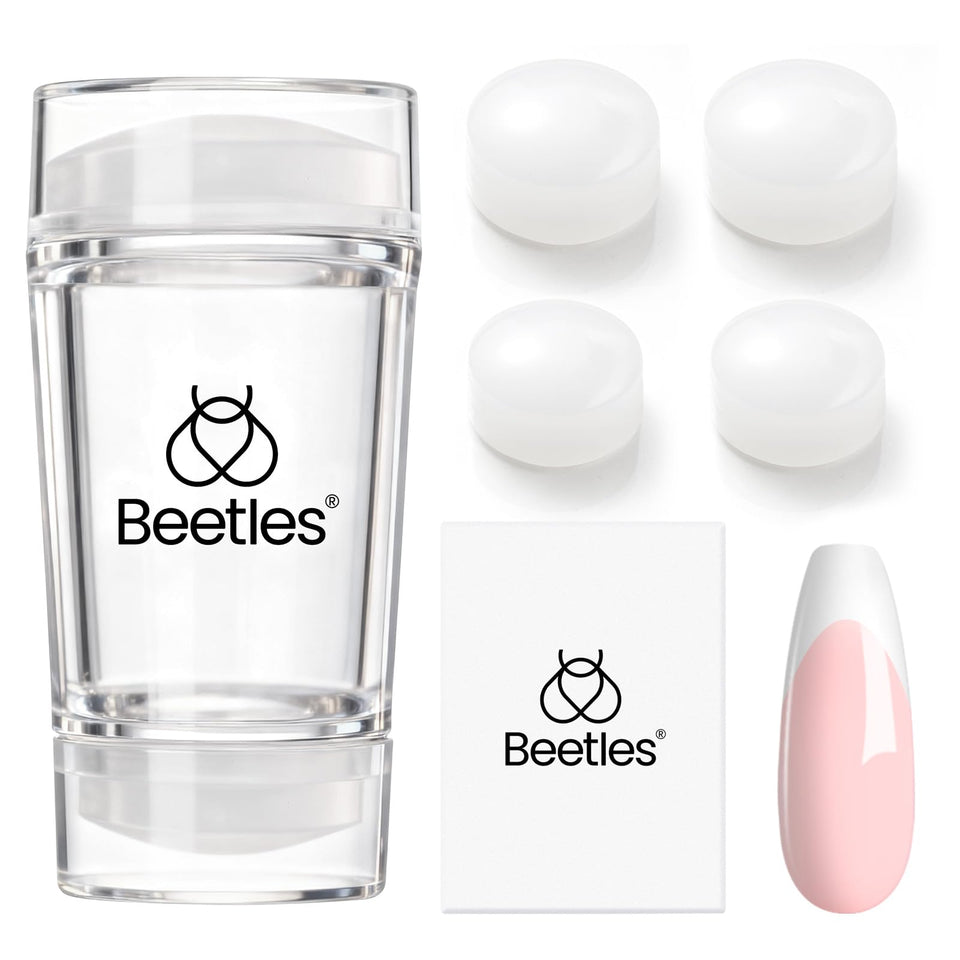 Beetles Gel Polish front view of the French tip stamper, quick alignment benefit