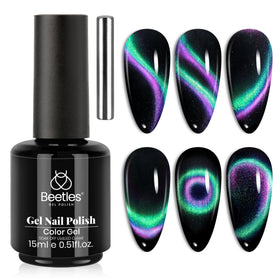 Beetles front label 15ml bottle showing color shift and clear branding for easy recognition