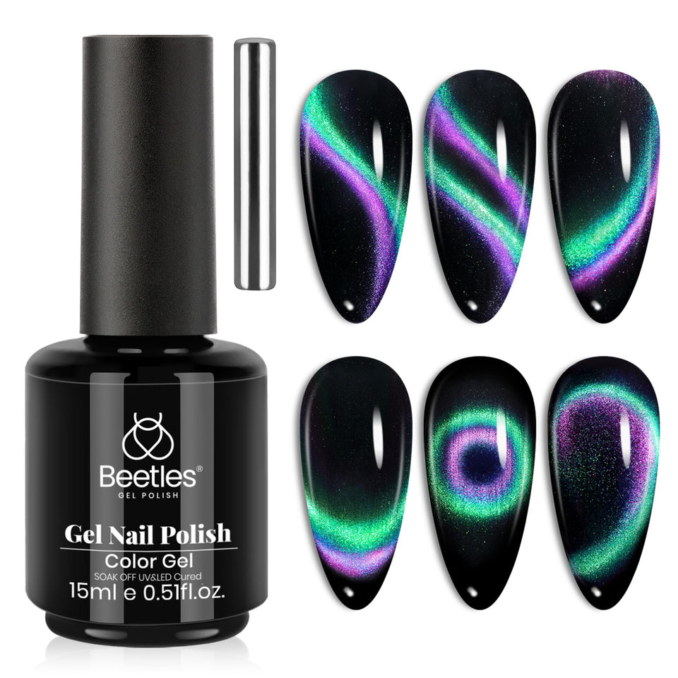 Beetles front label 15ml bottle showing color shift and clear branding for easy recognition