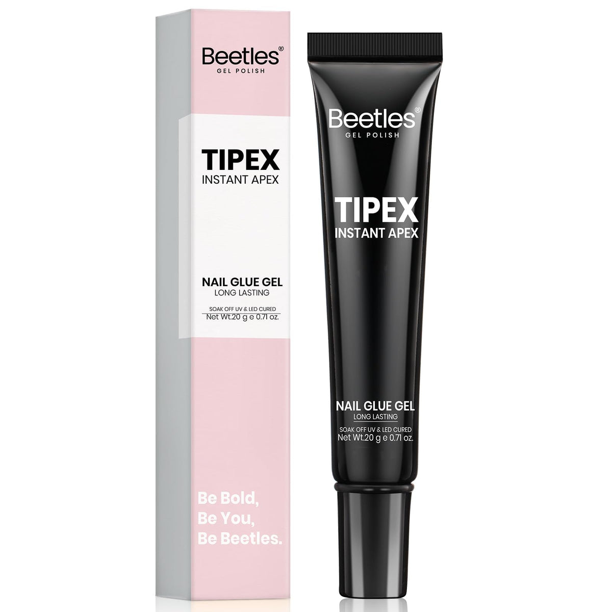 beetles front packaging showing 20g tipex glue for fast professional results
