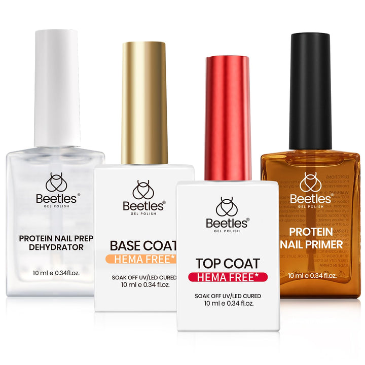 beetles front packaging showing four 10ml bottles and benefits