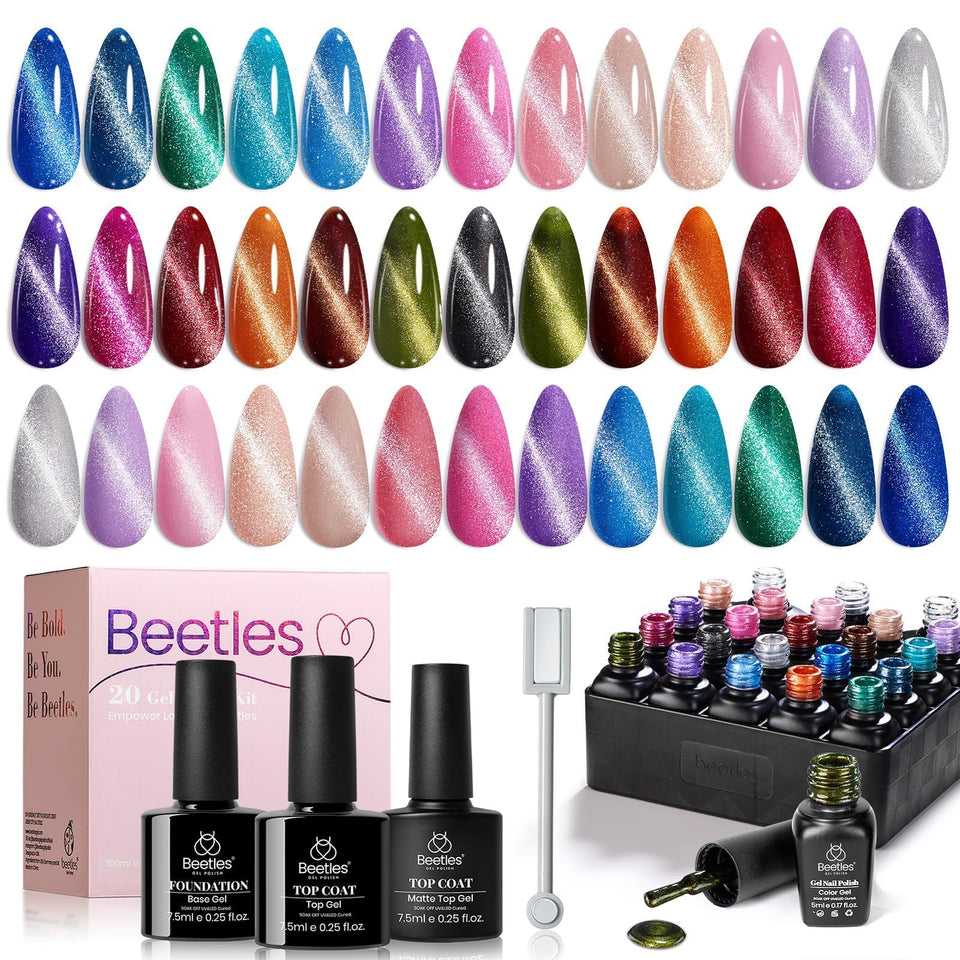 beetles front packaging showing full kit and immediate manicure options
