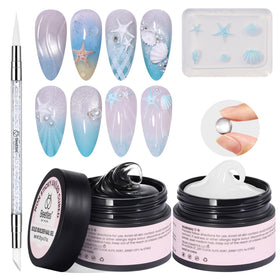Beetles front packaging showing clear and white jars and kit contents for easy selection