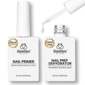Beetles front packaging showing dehydrator and primer for strong adhesion